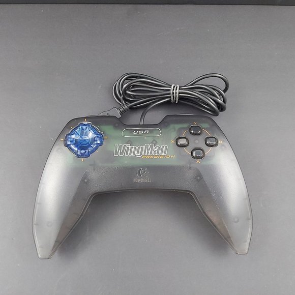 Logitech USB Wingman Precision Gamepad PC Game Controller 6ft Cord Plug and Play - Picture 1 of 8